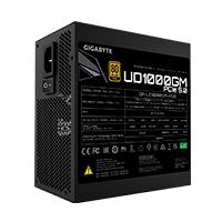 FUENTE DE PODER GIGABYTE1000W/80 PLUS GOLD /NEGRO/ATX/MODULAR FUENTE DE PODER GIGABYTE1000W/80 PLUS GOLD /NEGRO/ATX/MODULAR